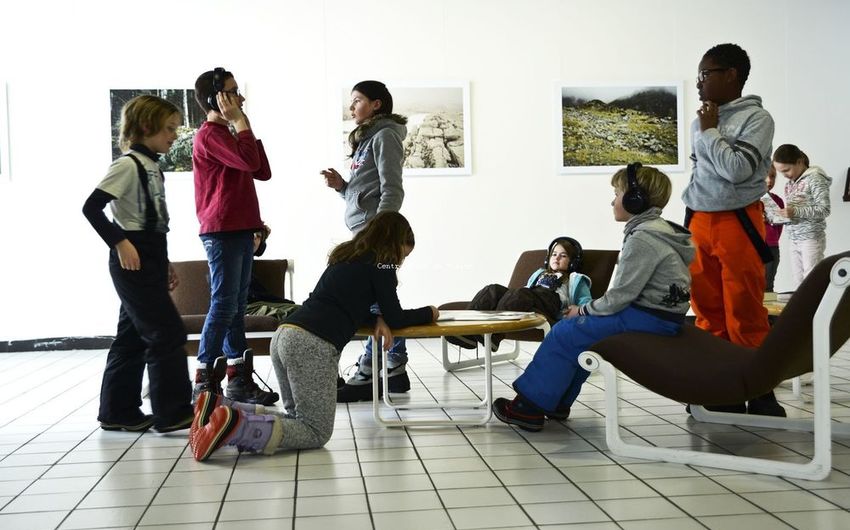 Laura  Tangre« Le chant des pistes » au Centre d'Art de Flaine